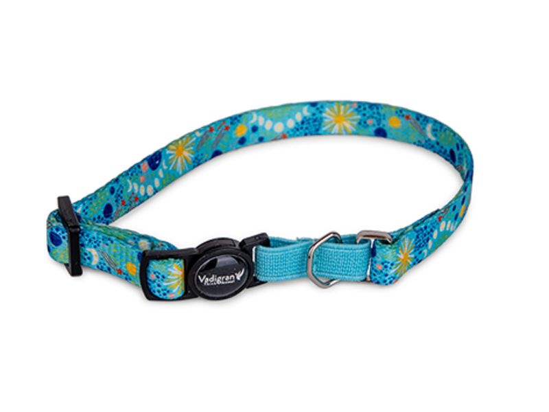 Halsband kat gele ster 20-30cmx10mm   18965