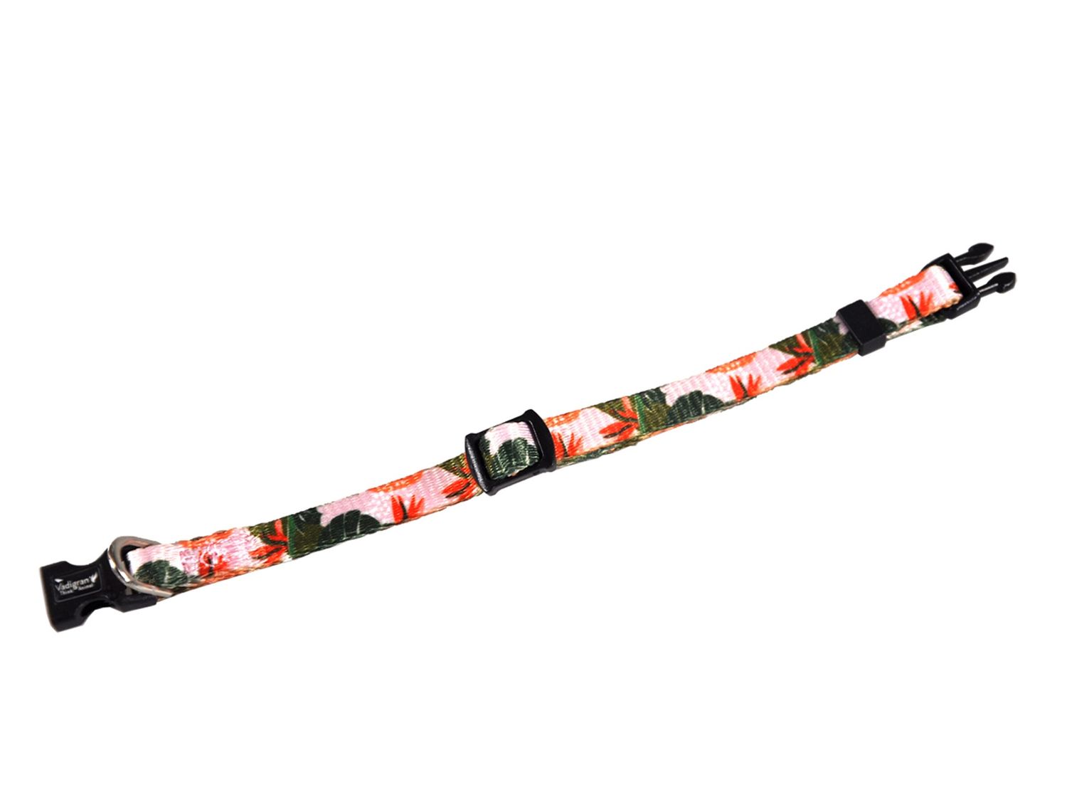 Halsband kitten groen/roze 16-25cm x 8mm 19765
