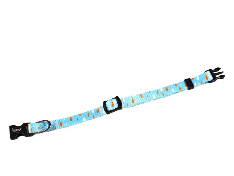 Halsband kitten turkoois16-25cm x 8mm 19766