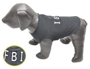 T-shirt FBI zwart 15cm 9589