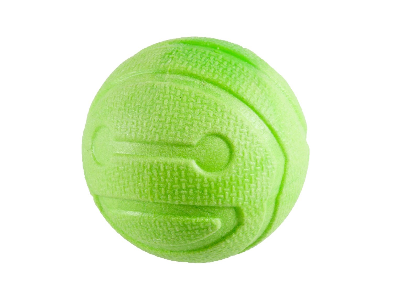 Speelgoed hond TPR bal Green Apple 6,4cm   14086
