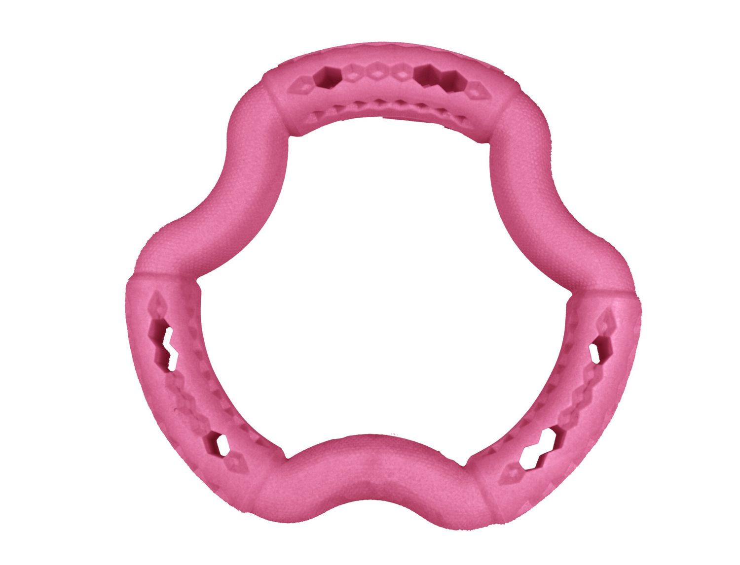 Speelgoed hond TPR ring Red Frutti 21cm   13459