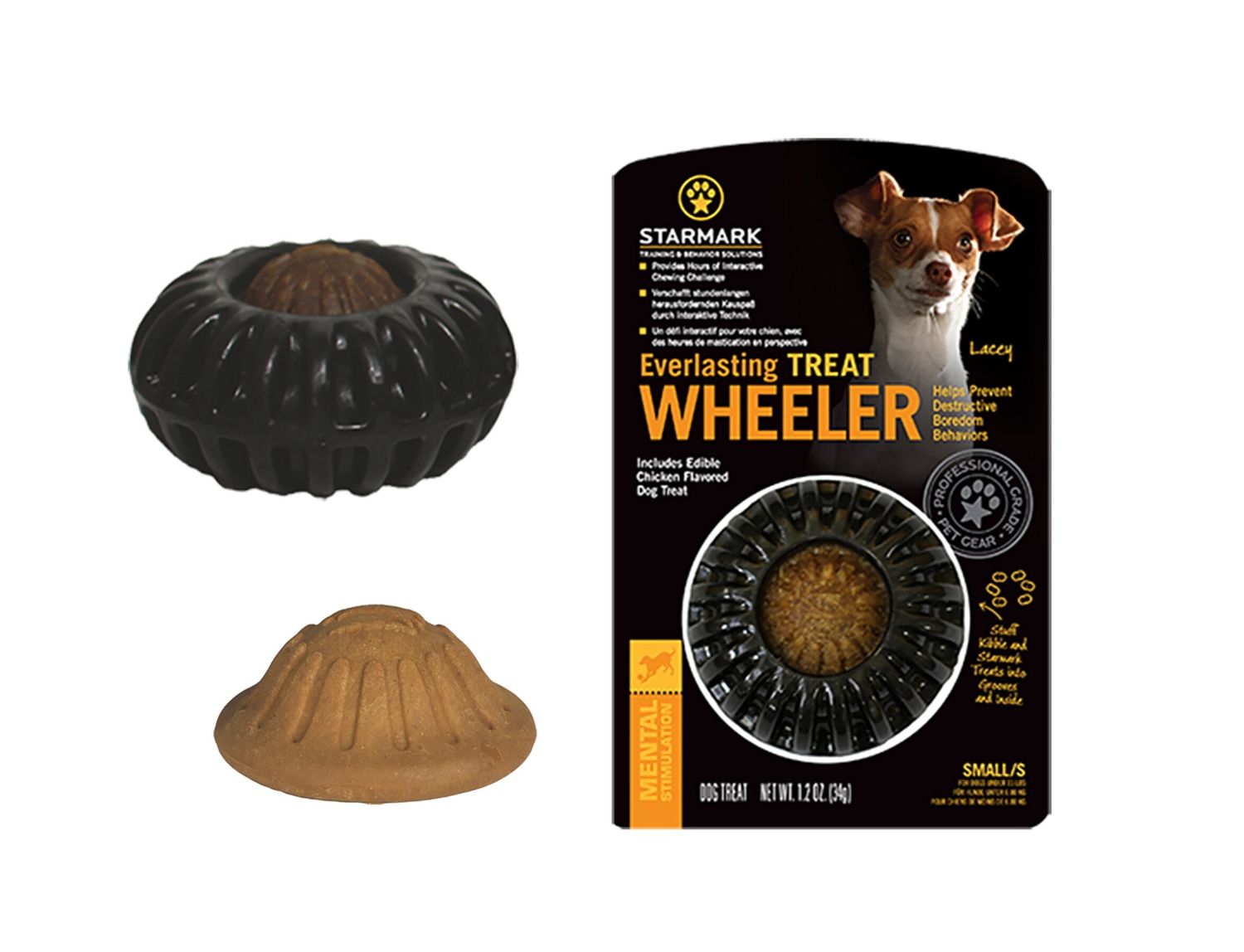 Starmark Everlasting Treat Wheeler - 8,5x5cm S   11066