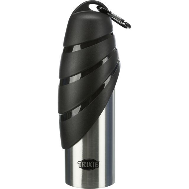 Fles met waterbak, RVS/kunststof 0,75 l  24606