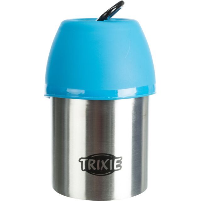 Fles met waterbak, RVS/kunststof 0,3 l  24605