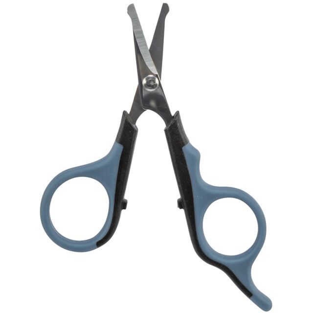 Gezicht- en potenschaar, kunststof/RVS 8 cm  2360