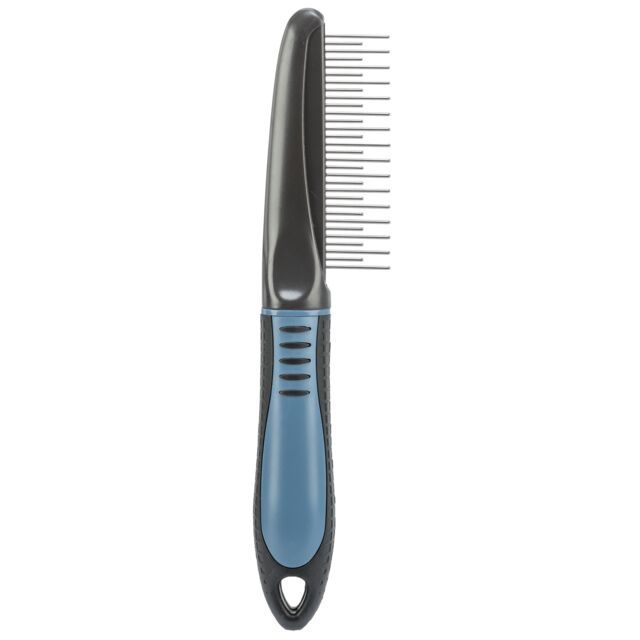 Vachtontklitter combi-kam, kunststof/metalen tanden 22 cm 23773