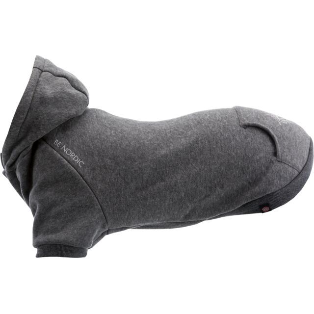 BE NORDIC hoodie Flensburg L: 55 cm, grijs  67498