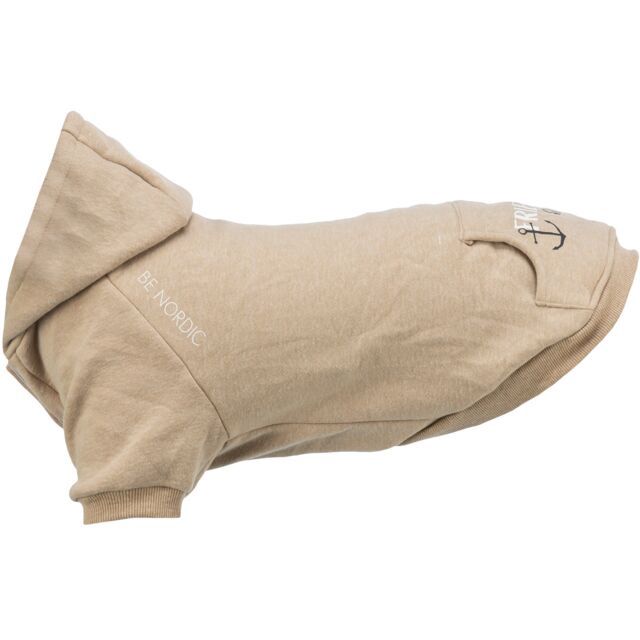 BE NORDIC hoodie Flensburg, M: 50 cm, zand 680737