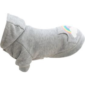 Hoodie Rainbow Falls S: 33 cm, lichtgrijs  680805