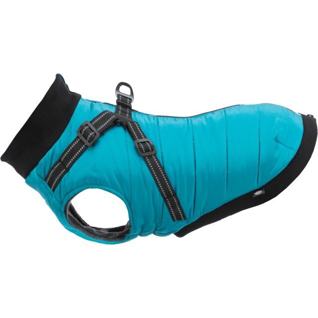Jas Pontis met tuig M: 45 cm, aqua  680356