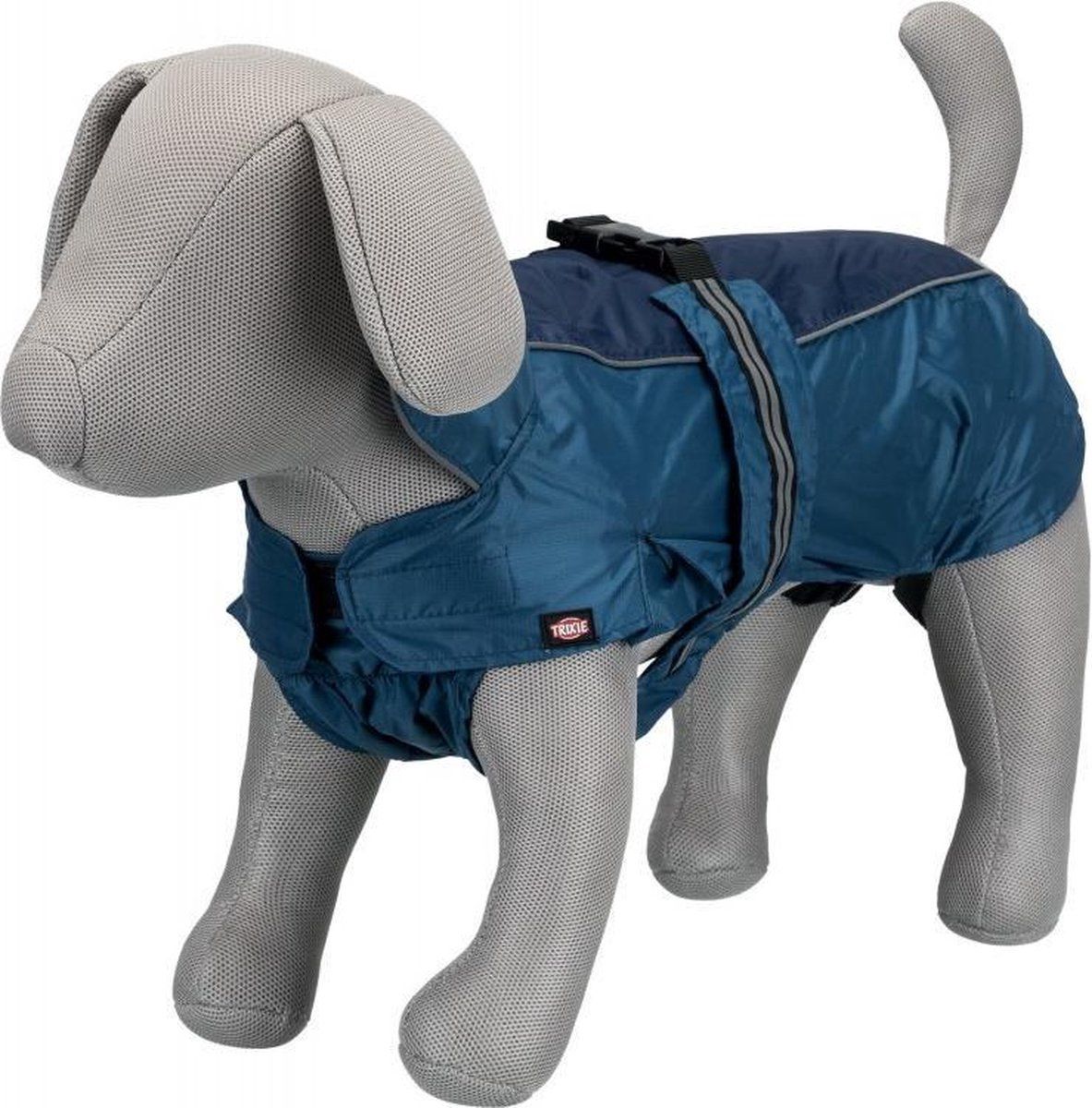 JAS ROUEN 30 CM BLAUW MOPS EN FRANSE BD  TR67930*