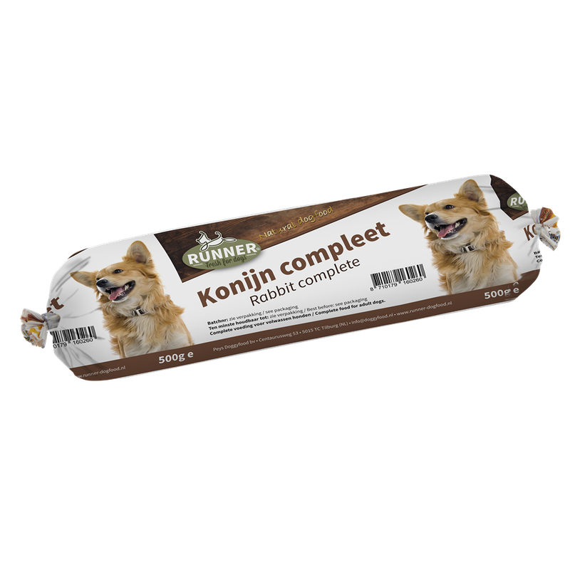 Runner konijn compleet 500g 1837