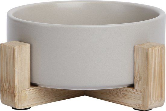 Bon Appetit Keramische Voerbak Bamboe 20,5x20,5x10cm 51/0128