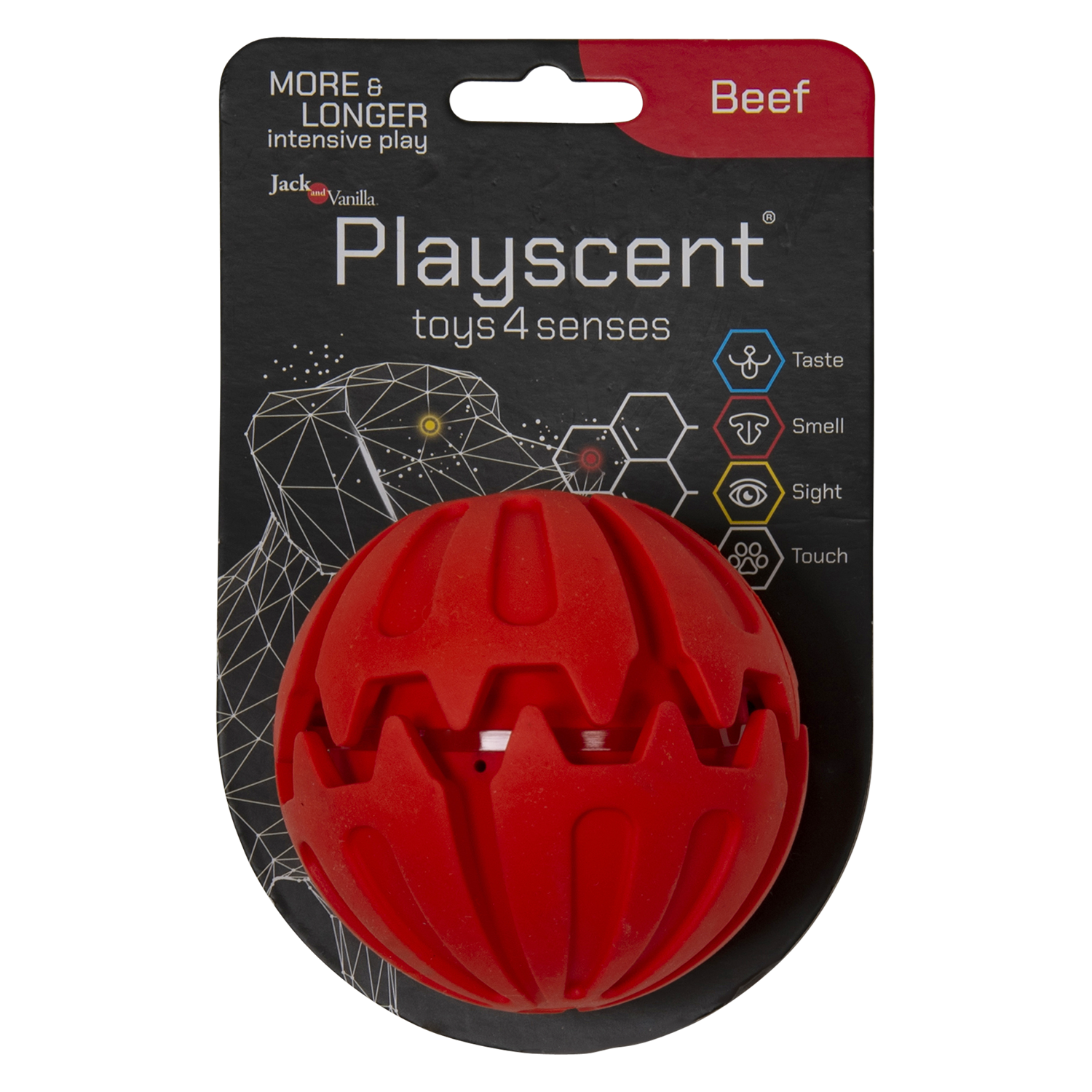 Playscent Bal -8cm Red 49/4231