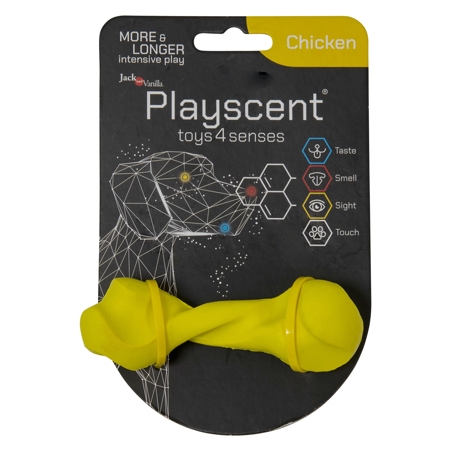 Playscent Gedraaid Been 11cm Yellow 49/4211