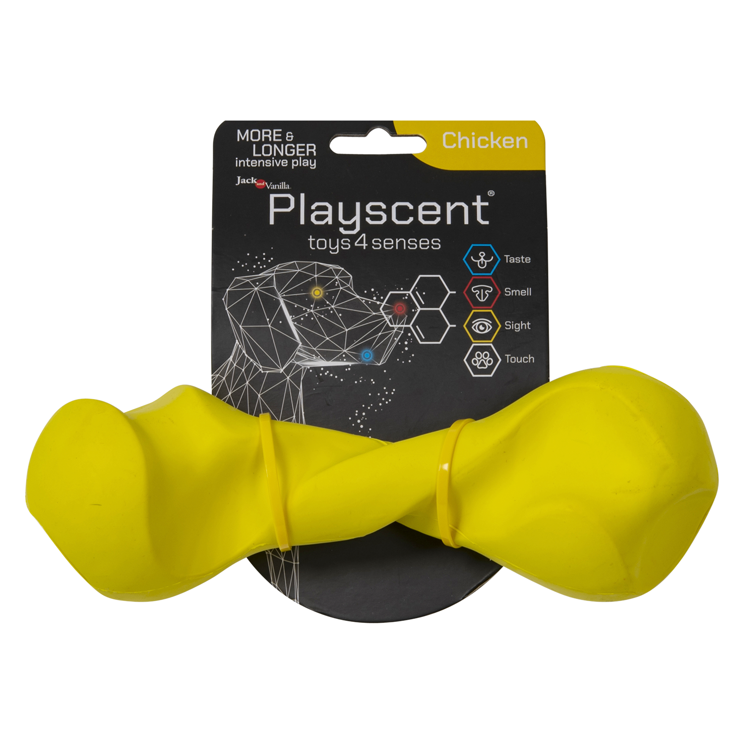 Playscent Gedraaid Been 22cm Yellow 49/4214