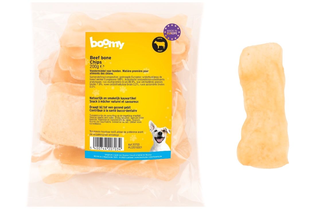 Beef bone chips 200g    20703