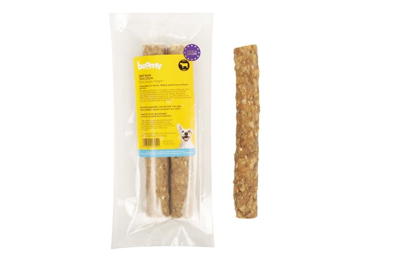 Beef bone stick 20cm 2st    20704