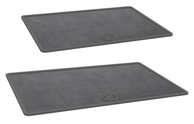 Premium siliconen placemat S antraciet37,5x25,5x1    ZN-330460