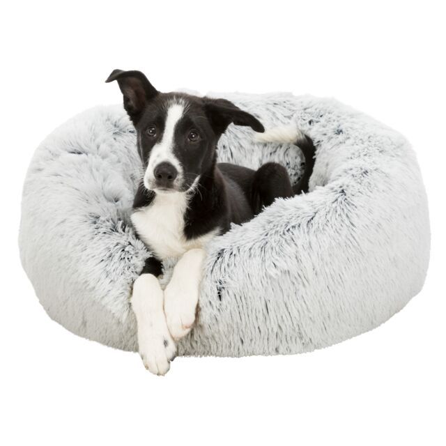 Mand Harvey, rond - 70 cm, wit-zwart 37320