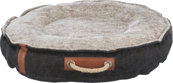 BE NORDIC mand Föhr, rond - 60 cm, zwart/zand  36594