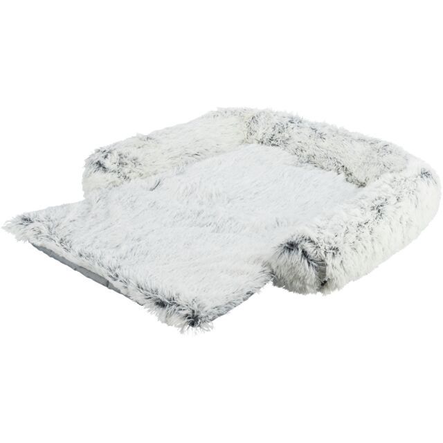 Meubilair-beschermdeken Harvey, hoekig 90 × 90 cm, wit-zwart 38046