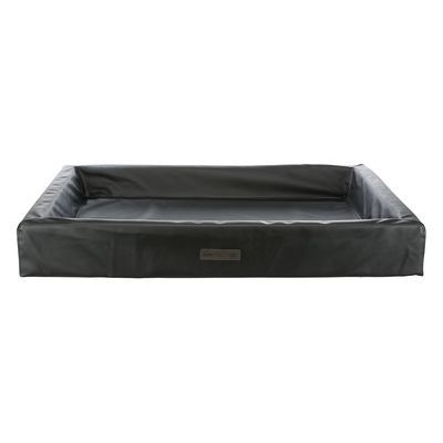 Vital mand Remo, hoekig, kunstleer 70 × 60 cm, zwart 38299