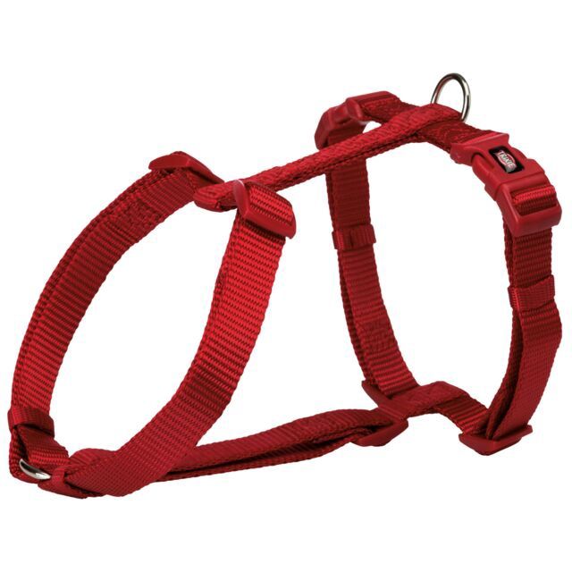 Premium H-tuig M–L: 52–75 cm/20 mm, rood 203403
