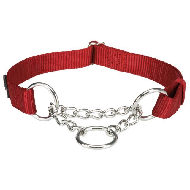 Premium half-slip halsband L–XL: 45–70 cm/25 mm, rood 202903