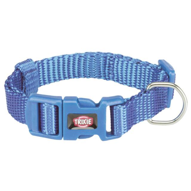 Premium halsband S: 25–40 cm/15 mm, royal blauw 202202
