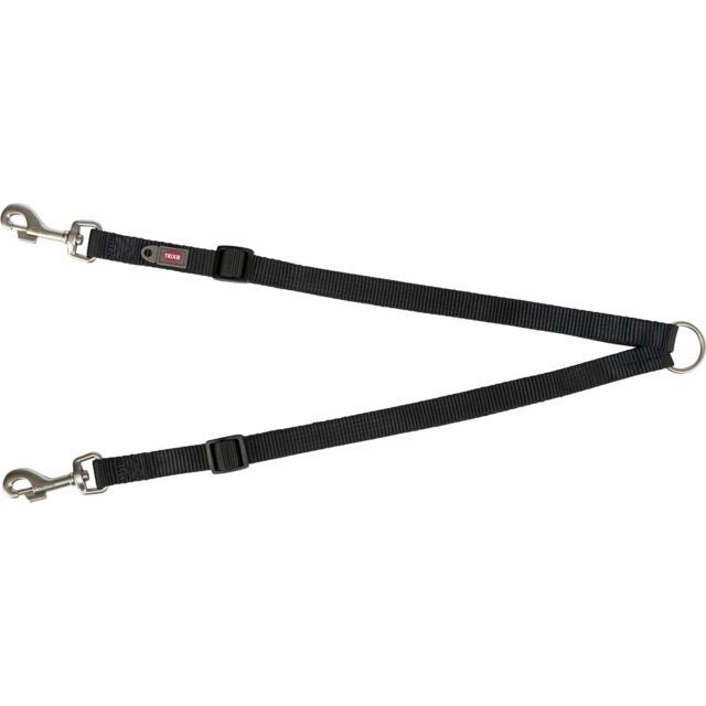 Premium koppellijn XS–M: 40–70 cm/15 mm, zwart 201101