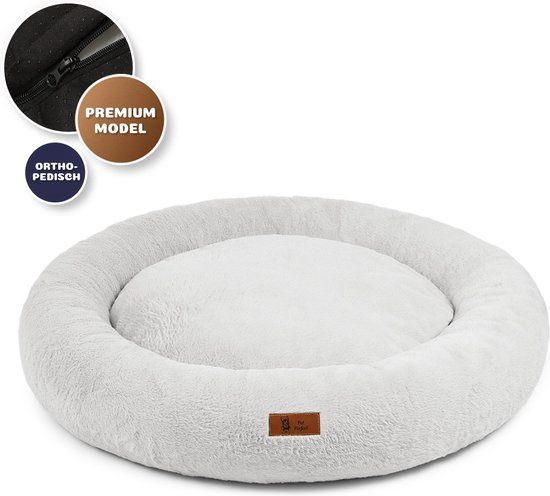 Orthopedische Donut Hondenmand - Grijs - 100 cm 67799