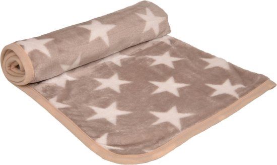 Knuffeldeken Stars S beige70x100x0,05    CR-481123