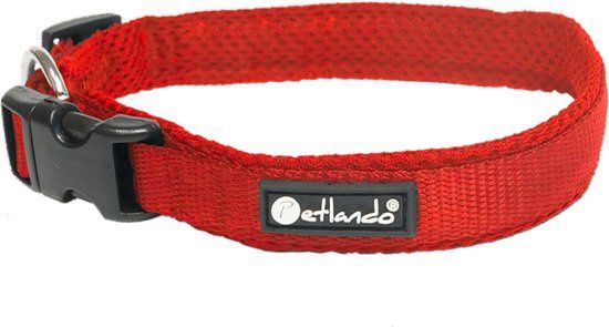 Mesh Halsband XS rood 35x40 MC-302350