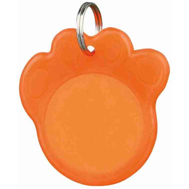 Adreshanger, phosphoriserend OM 3,5 cm, oranje  2277