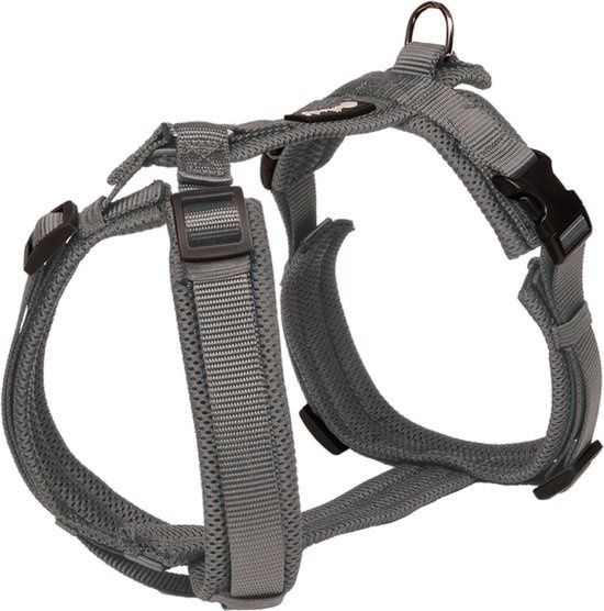 Mesh Y-Comfort Hondentuig S antraciet 34-62/44-60 Cm    MC-307626