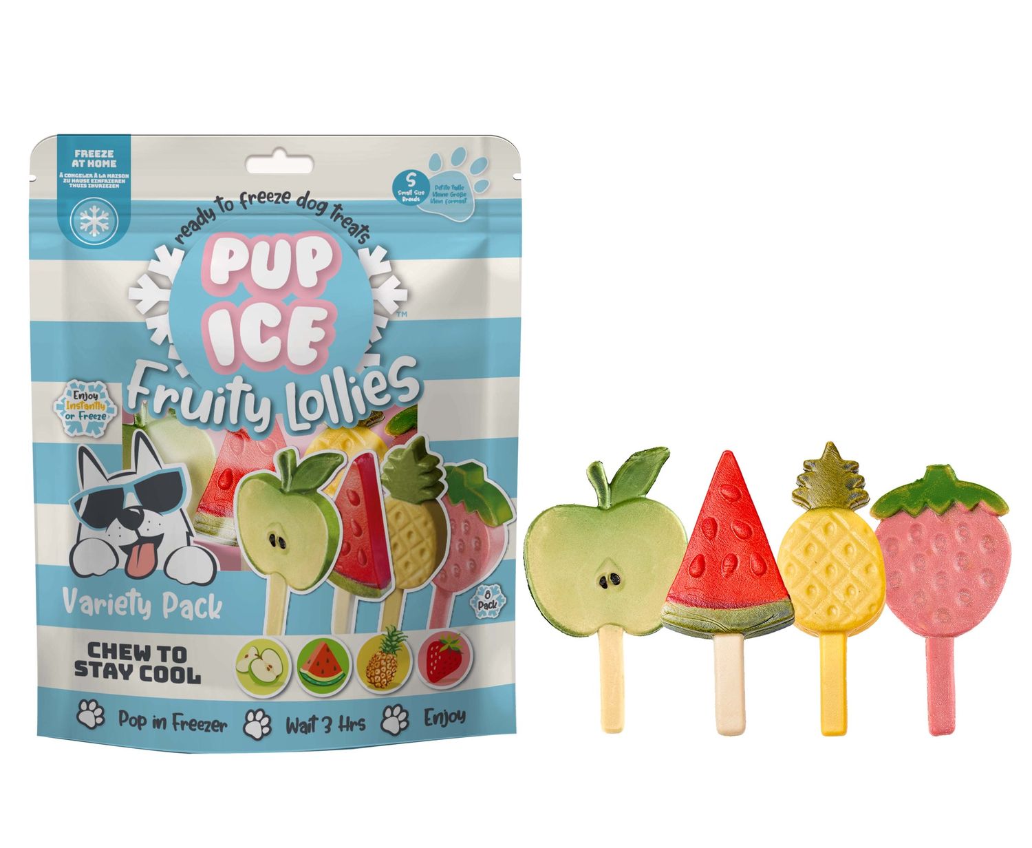 HONDENIJS VOORDEELPAK FRUIT LOLLIE PAK/8 020 6921