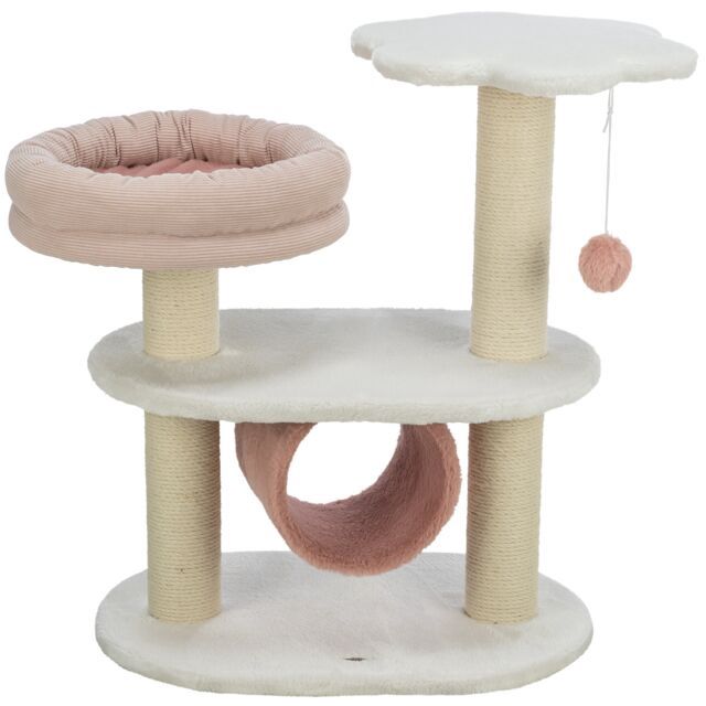Krabpaal Isabella, 70 cm, wit/oudroze 44472