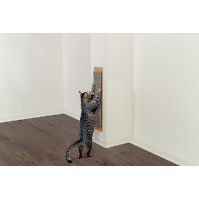 Krabplank, sisaltapijt, catnip 11 × 56 cm, grijs  43182