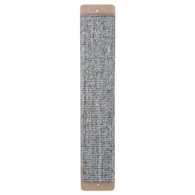 Krabplank, sisaltapijt, catnip 11 × 56 cm, grijs  43182
