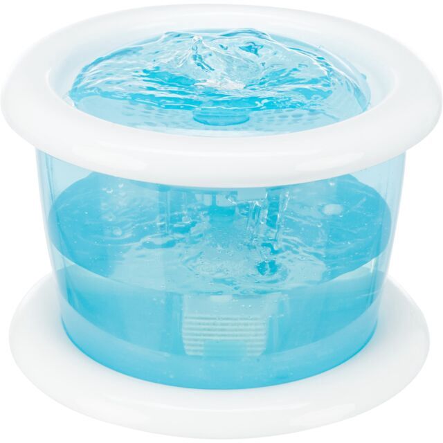 Drinkfontein Bubble Stream, kunststof 3 l/OM 25 × 16 cm, blauw/wit  24464