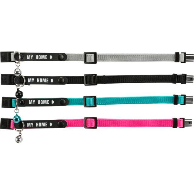Kattenhalsband met adresflap My Home   4180