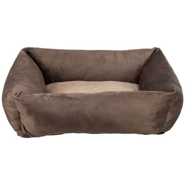 Mand Lionel, gerecycled, hoekig, 105 × 80 cm, bruin/beige
