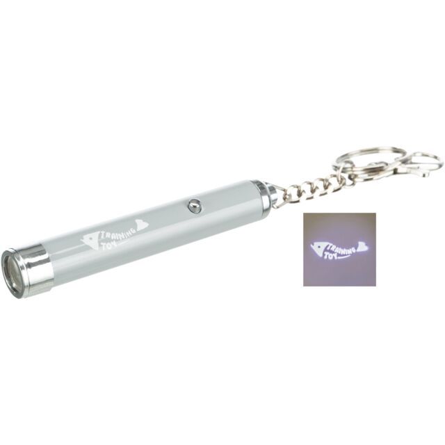 LED pointer Catch the Light, vis 8 cm, grijs 4130