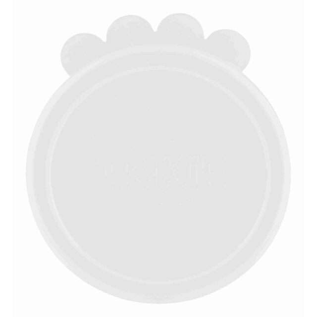 Blikdeksel, silicone, OM 7,6 cm, 2 st., transparant 24553