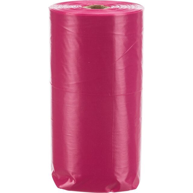 Hondenpoepzakjes, rozengeur 4 rollen à 20 zakjes, pink  23475