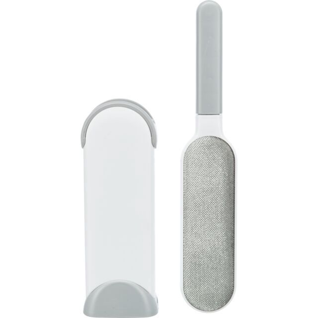 Pluizenborstel met reinigingsstation 33 cm, wit/grijs 23235