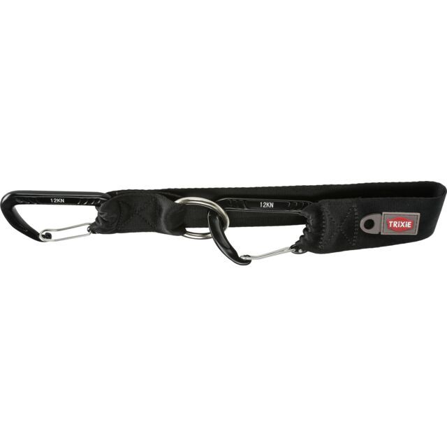 Universele gordellus, karabijnhaak M–L: 30 cm/38 mm, zwart 12775