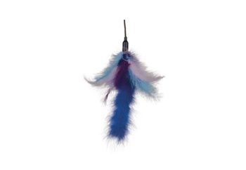 Kattenhengel met blauwer Veer130xx    KS-306599